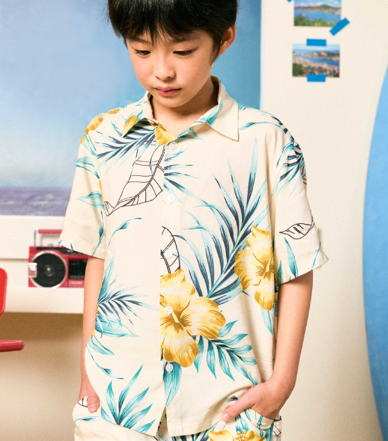 AIIZ Kids’ Summer Floral Shorts