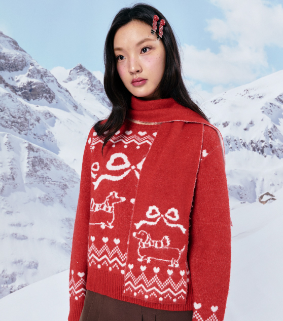 Women’s Tis’ Jolly Season Jacquard Sweate