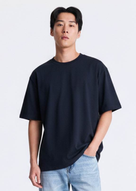 AIIZ Men's Relaxed Crew Neck T-Shirt