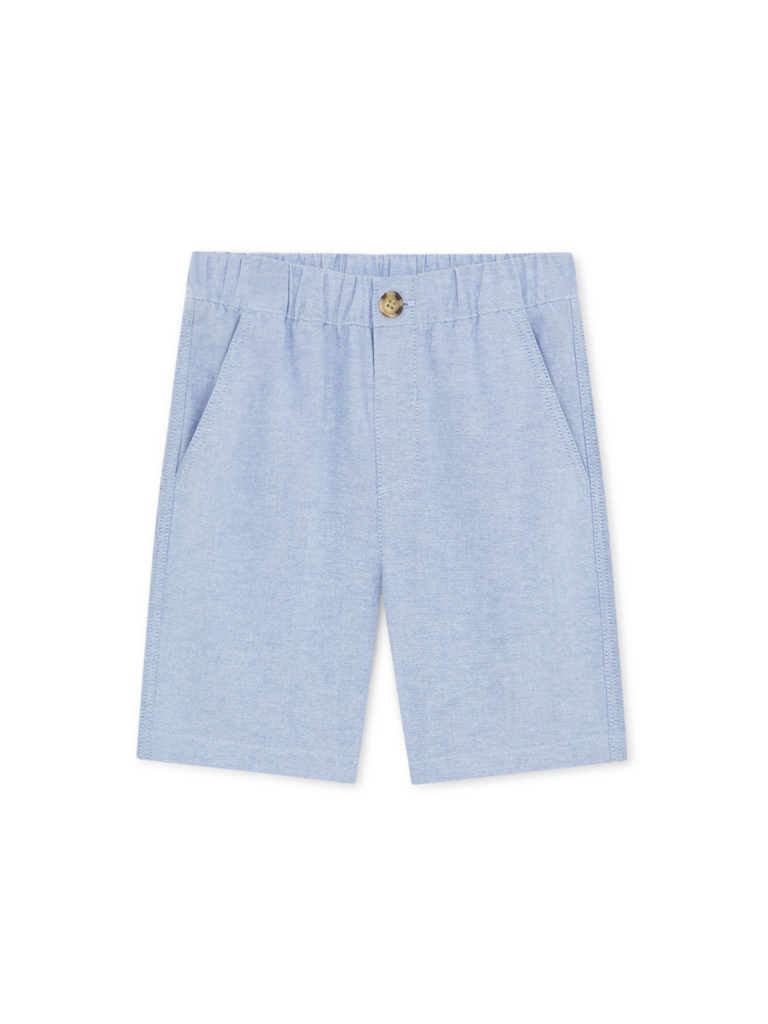 Boy's Oxford Elastic Shorts