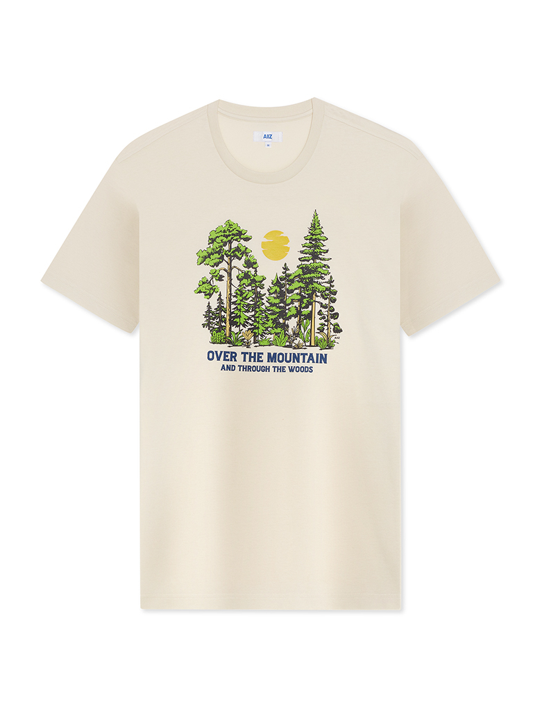 Men's Outdoor Hiking Graphic T-Shirt