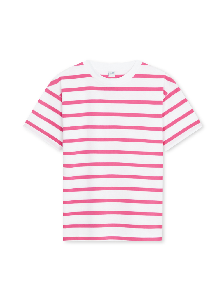 Girl's Striped Oversize T-Shirts