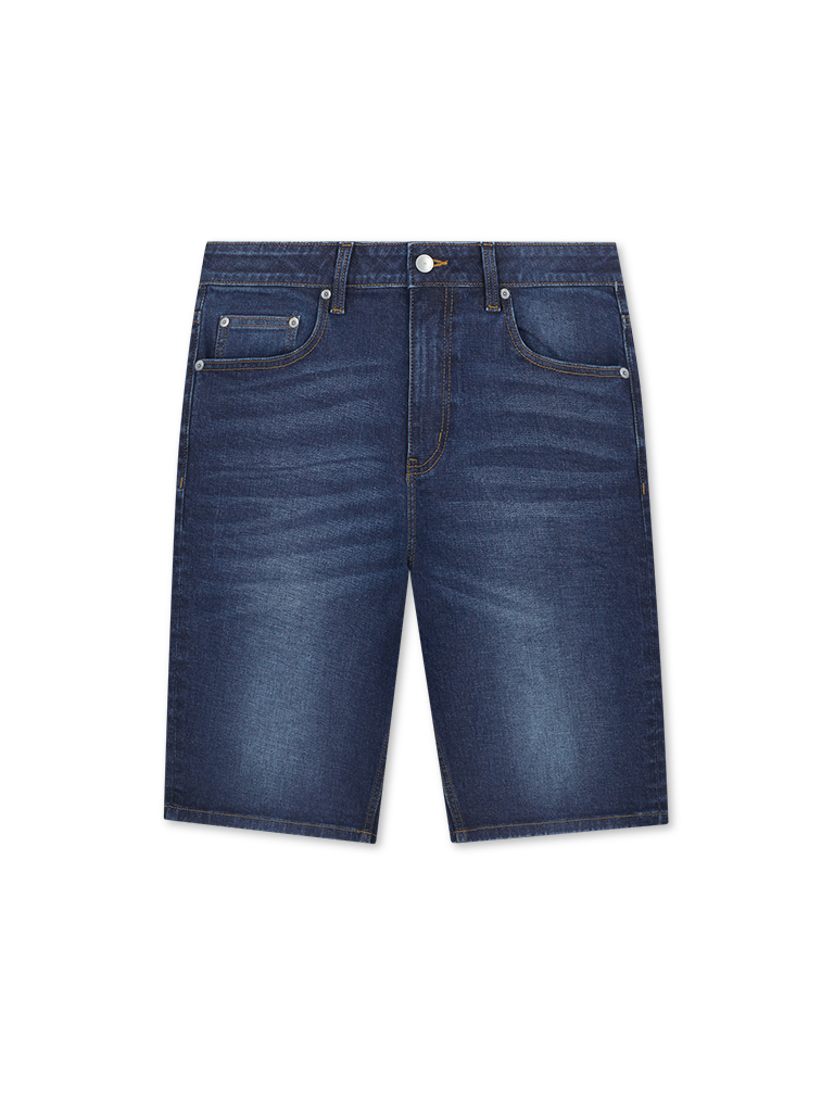 Men's Cotton Stretch Denim Shorts