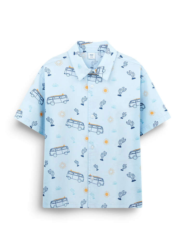 Boy’s Printed Short Sleeve Shirts