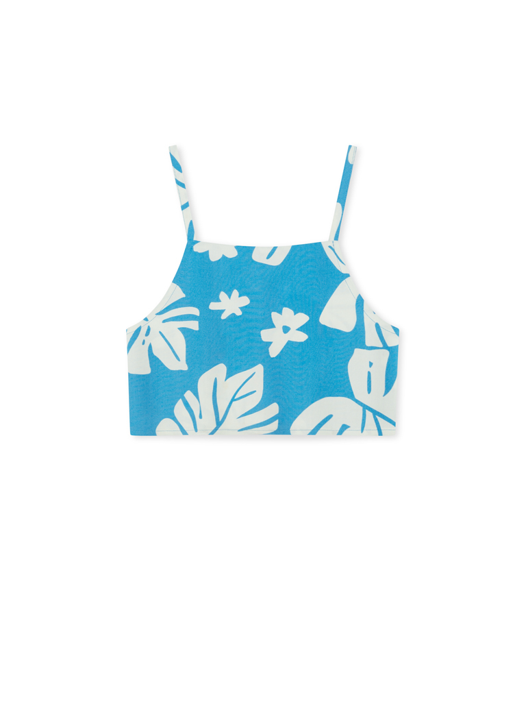 Girl's Urban Tropical Printed Camisole Crop