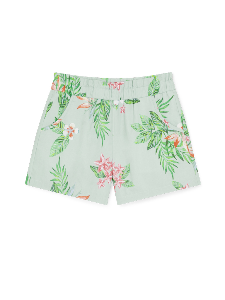 Girl's Vibrant Summer Printed Shorts
