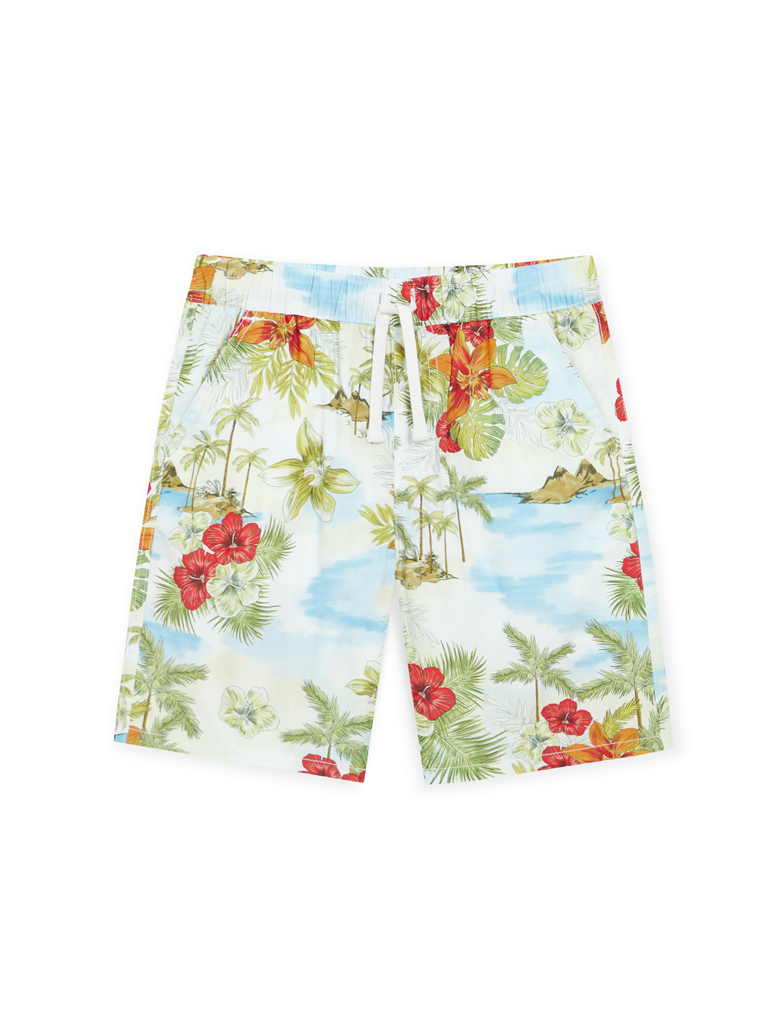 Boy's Vibrant Summer Printed Shorts