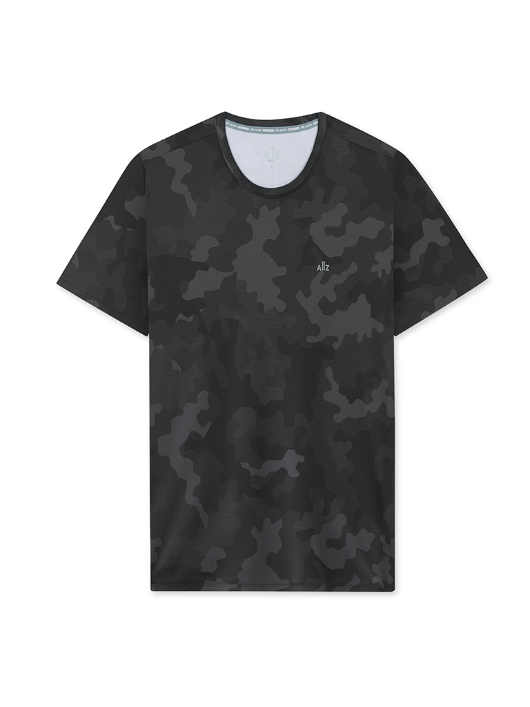 Men's Quick Dry Camouflage Printed Active T-Shirts