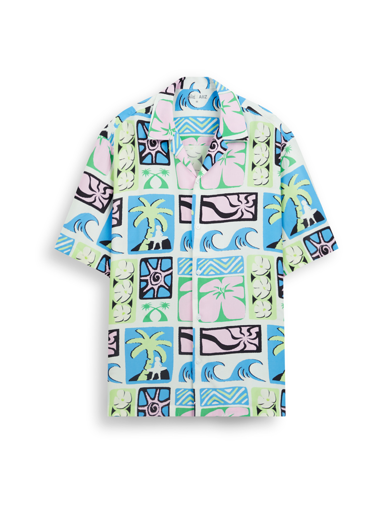 Women's Aloha Hawaii Printed Oversized Shirt