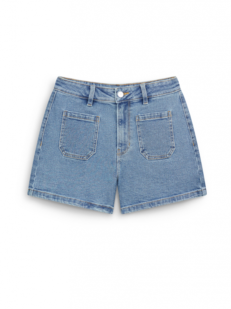 Women's Pocket Denim Shorts