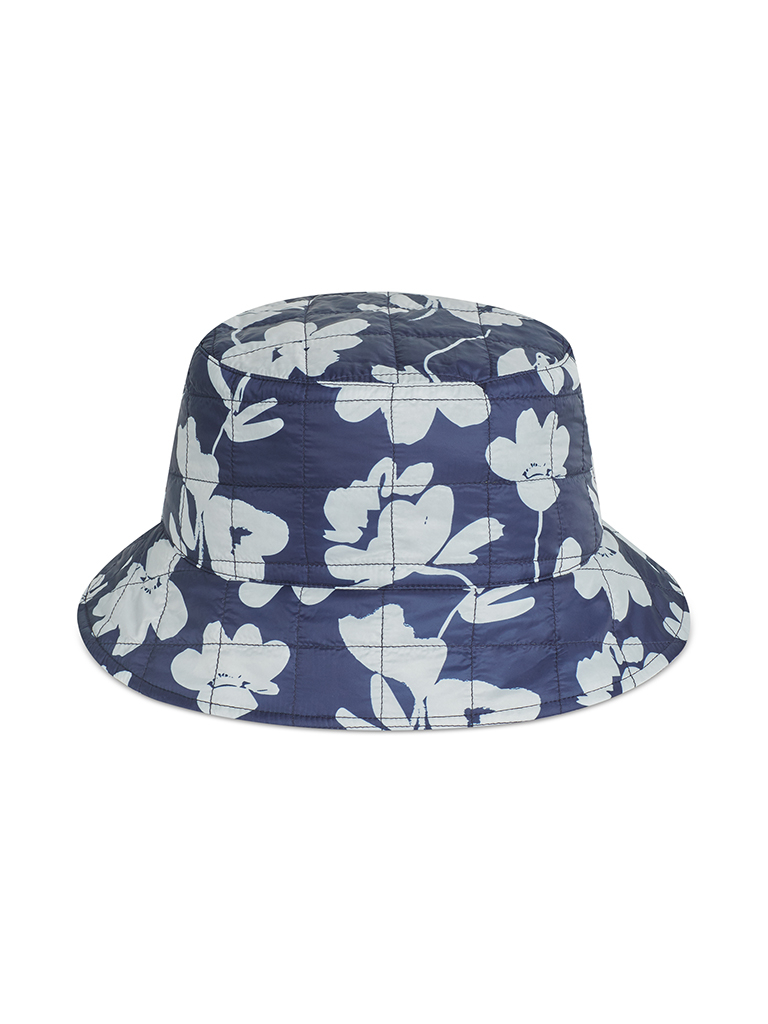 Printed Puffer Bucket Hat