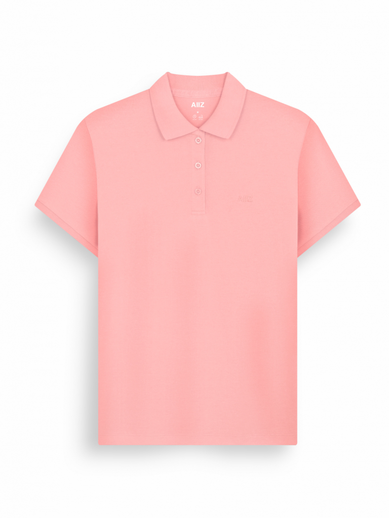 Women’s AIIZ Logo Polo Shirts Cotton Polyester