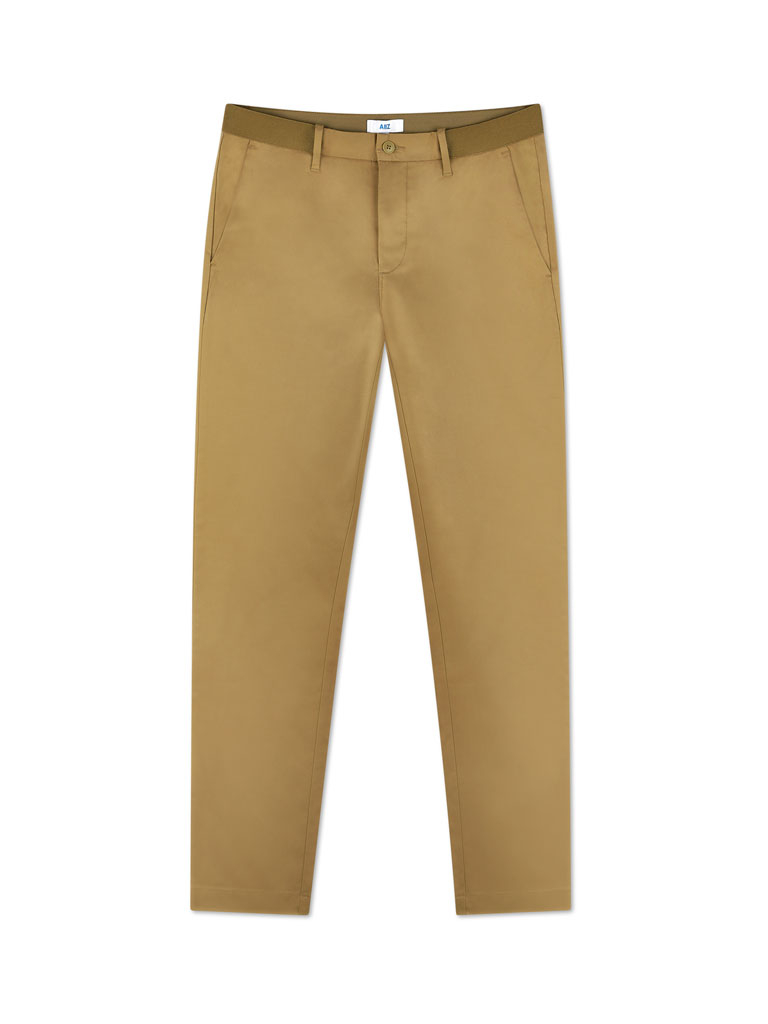 Men's Easy Care Stretch Elastic Waisted Chino Pants