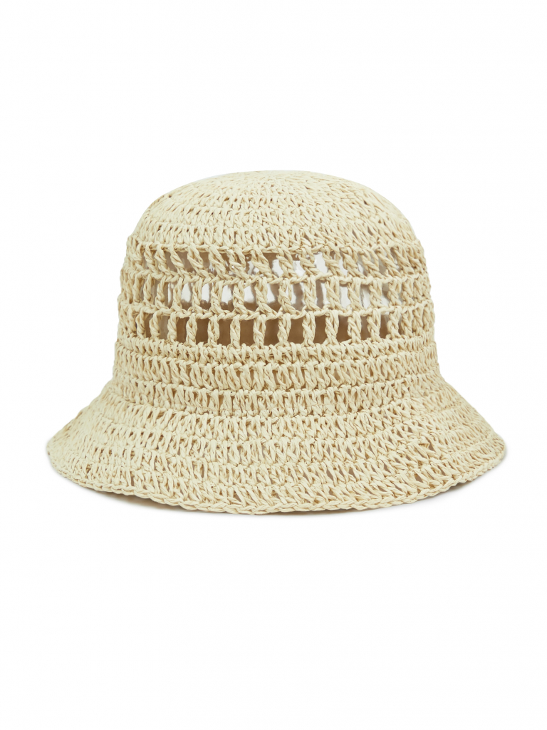 Straw Bucket Hat