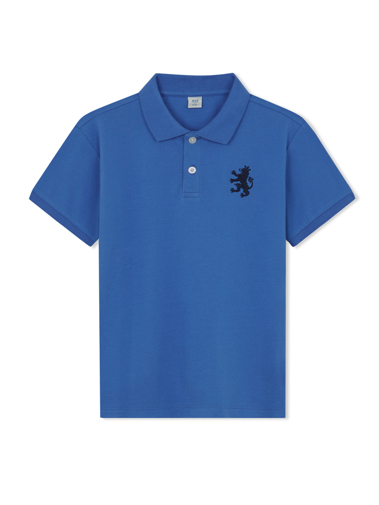 Boy's Big Lion Pique Polo Shirts