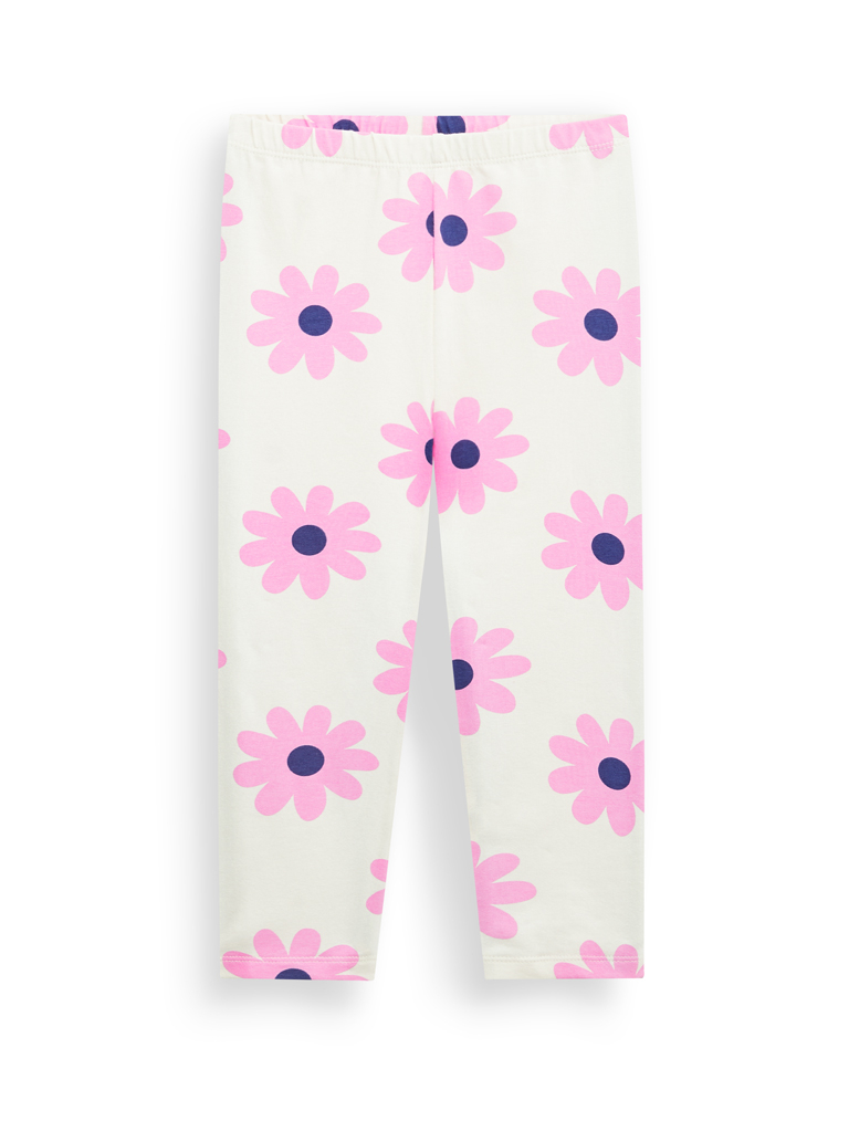 Girl's Printed Cropped Leggings