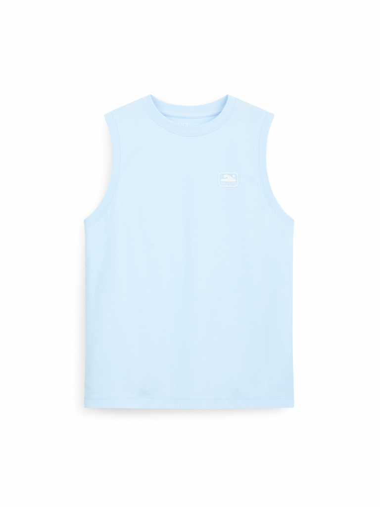 AIIZ เสื้อยืดเด็กผู้ชายคอกลมแขนกุด
