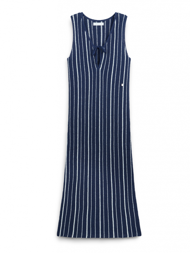 AIIZ เดรสผู้หญิงแขนกุดทอลายทาง