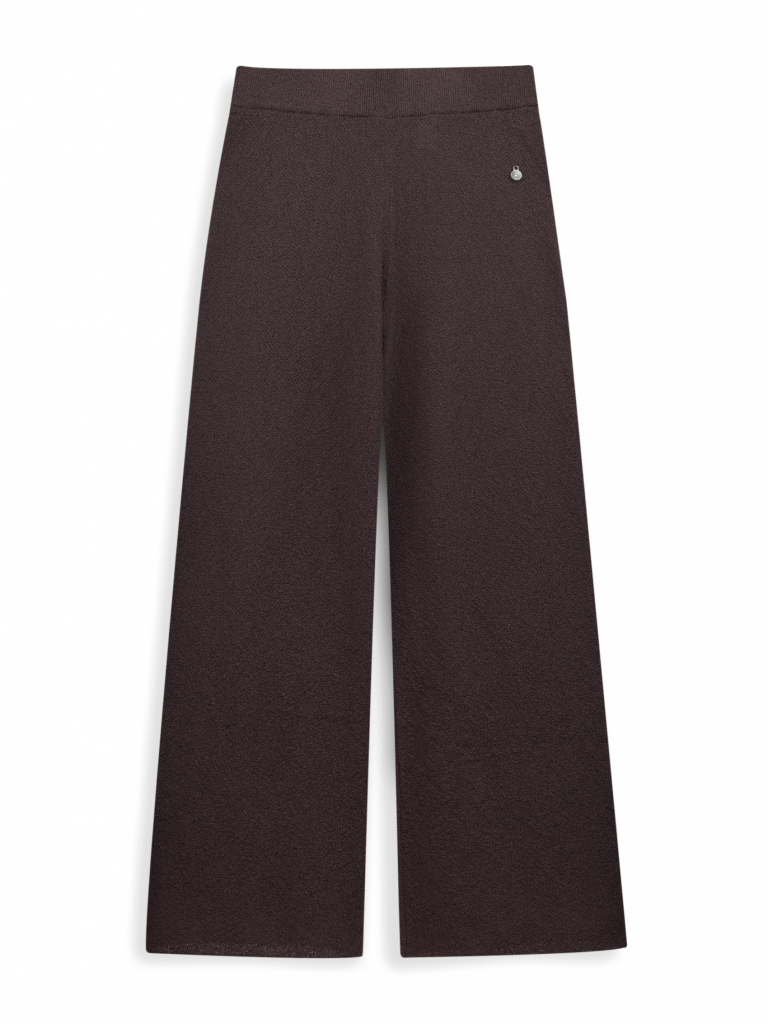 AIIZ กางเกงขายาวผู้หญิงผ้าถัก